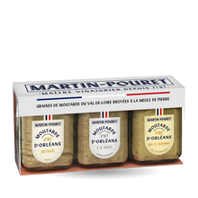 Charger l'image dans la galerie, Coffret prestige de moutardes Martin-Pouret – 3 × 95 Gr