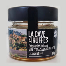 Charger l'image dans la galerie, Miel d’acacia à la truffe d’été 1,1 % aromatisé – 80 g
